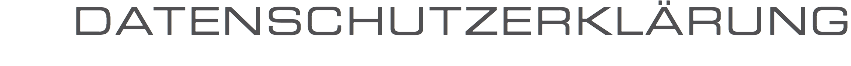 DATENSCHUTZERKLÄRUNG
